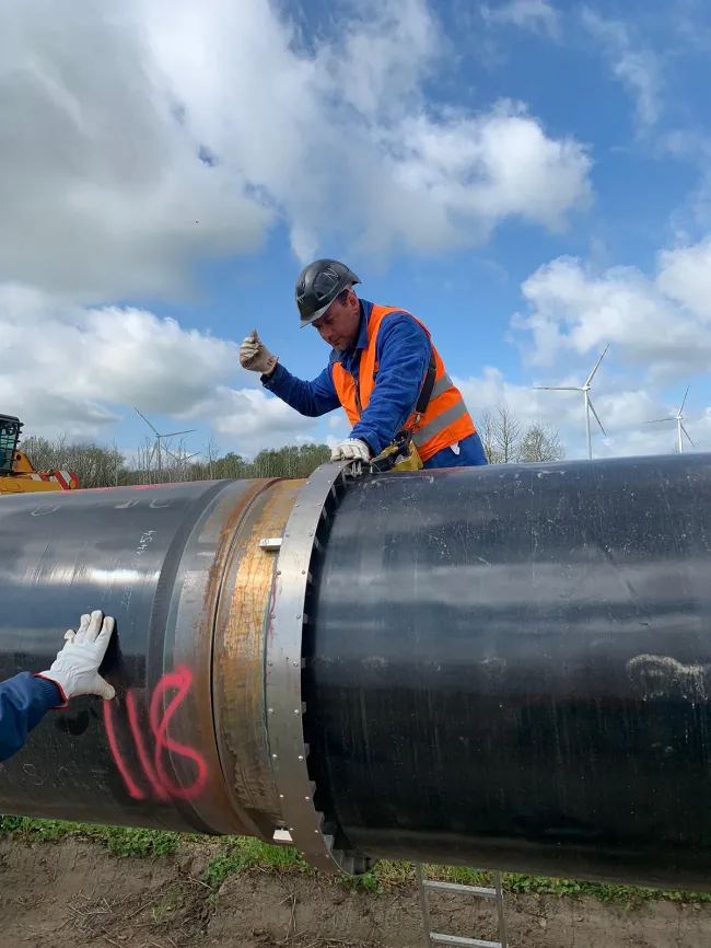 Vorrichter im Pipelinebau