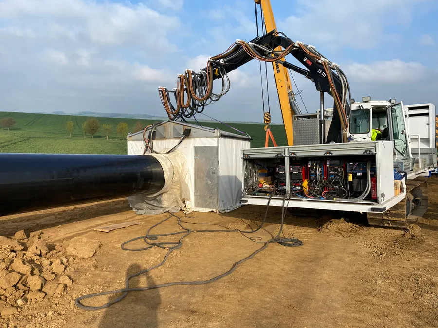 Schweißraupe Liebherr SR